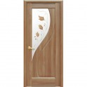 Дверь Новый Стиль "Прима" ПВХ De Luxe (стекло с рисунком Р1) - Фото №1